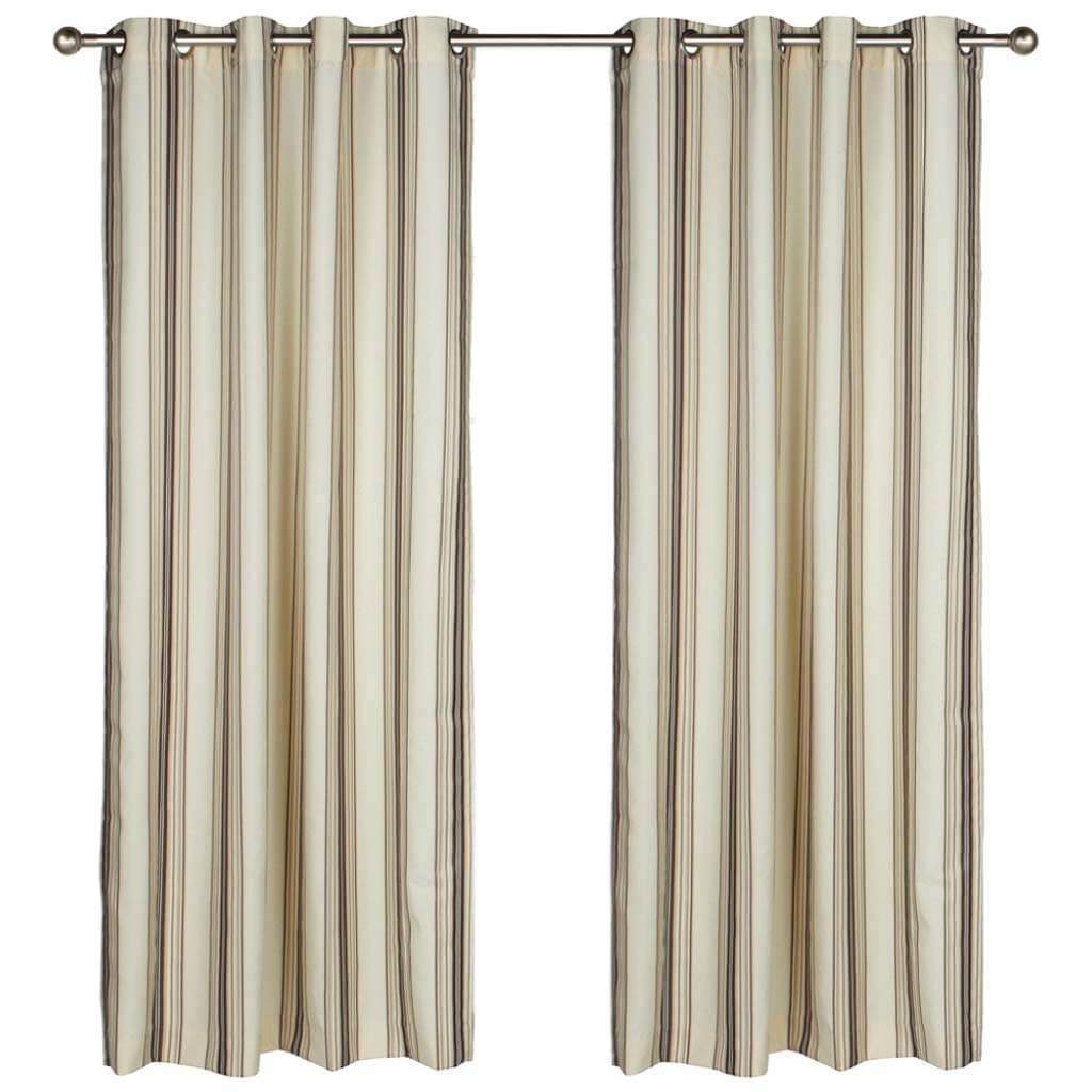 Gazebo Stripe Grommet Top Panel Curtains