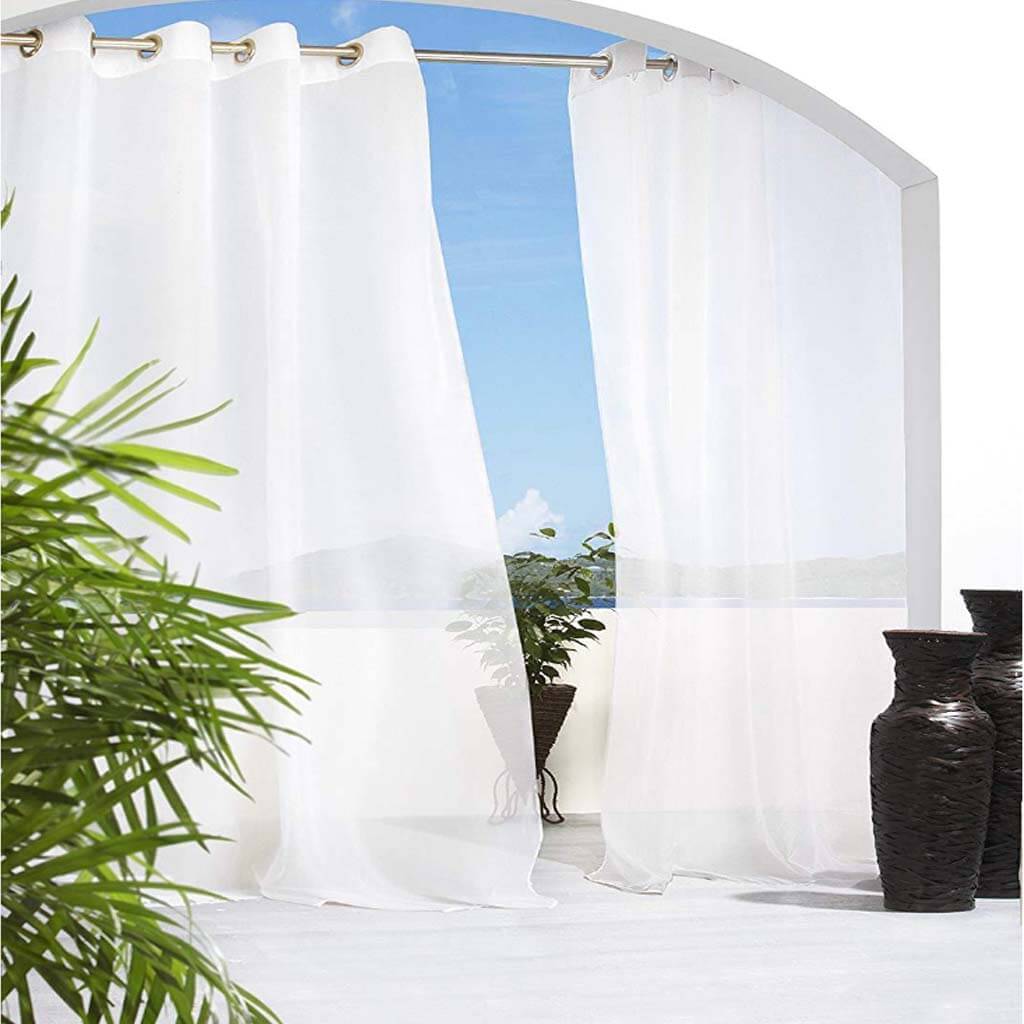 Escape Hook and Loop Tab Top Panel Curtains