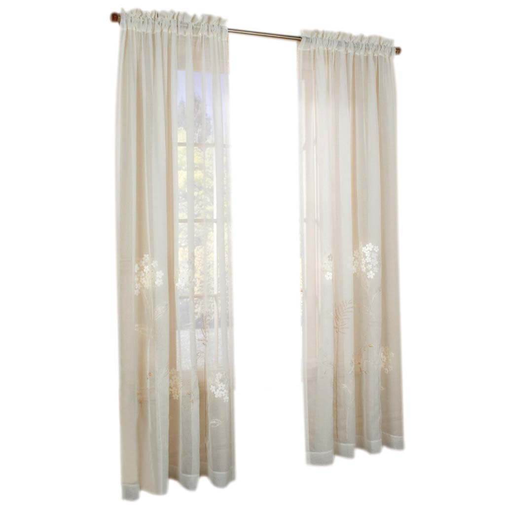 Hydrangea Pole Top Panel Curtains 54in x 84in