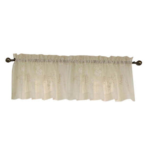 Hydrangea Tailored Valance Curtains
