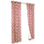 Trellis Printed Cotton Grommet Panel Curtains