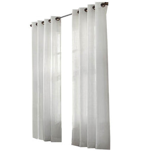 Marlow Grommet Panel Curtains White