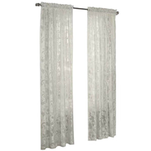JacquelineTailored Panel Curtains Eggshell