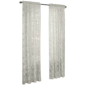 JacquelineTailored Panel Curtains Eggshell