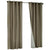 Classic Striped Lined Grommet Curtains