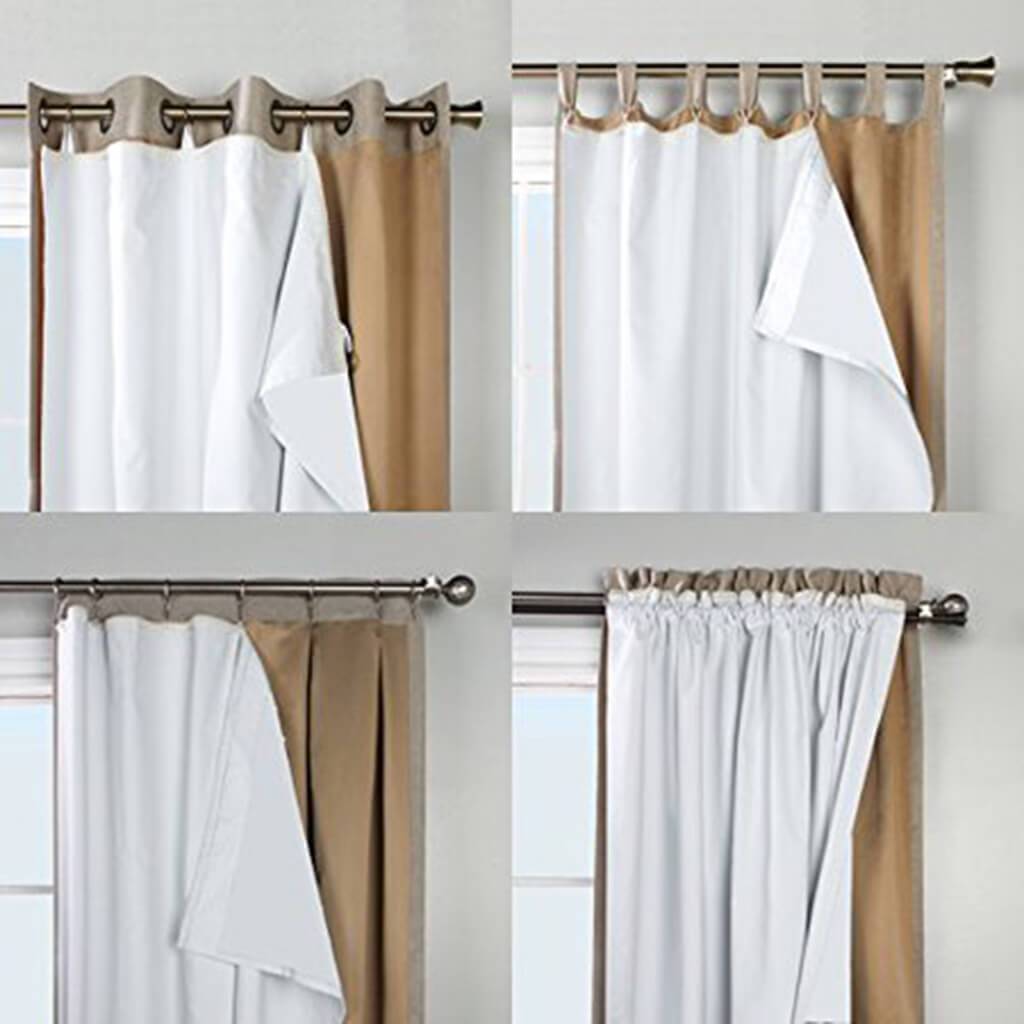 Superior Liner Curtains White