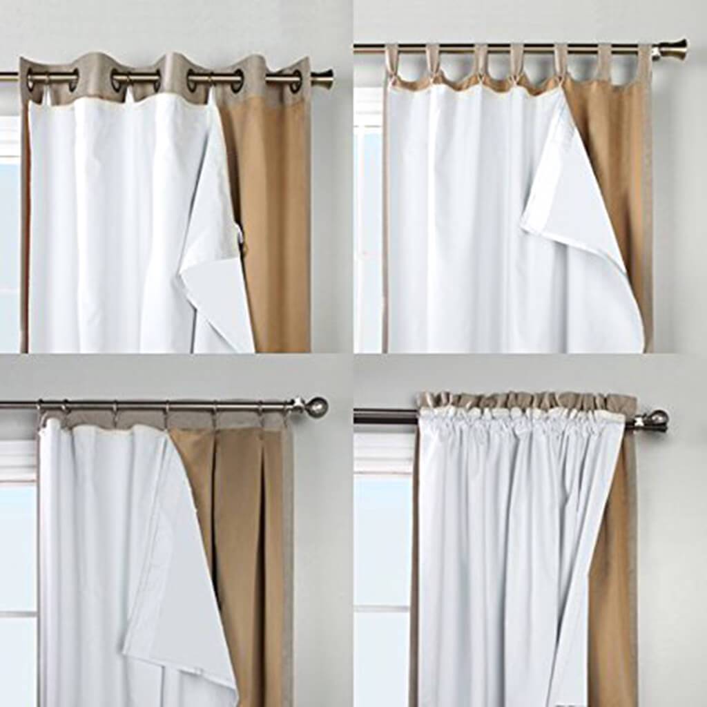 Superior Liner Curtains White