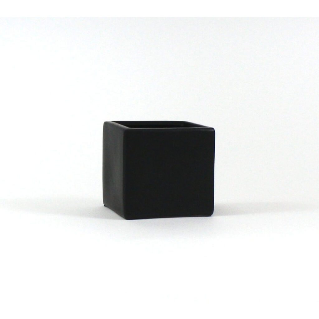 BLACK SQUARE CUBE OPEN:3.75&quot;X.3.75&quot; HEIGHT:3.75&quot; 