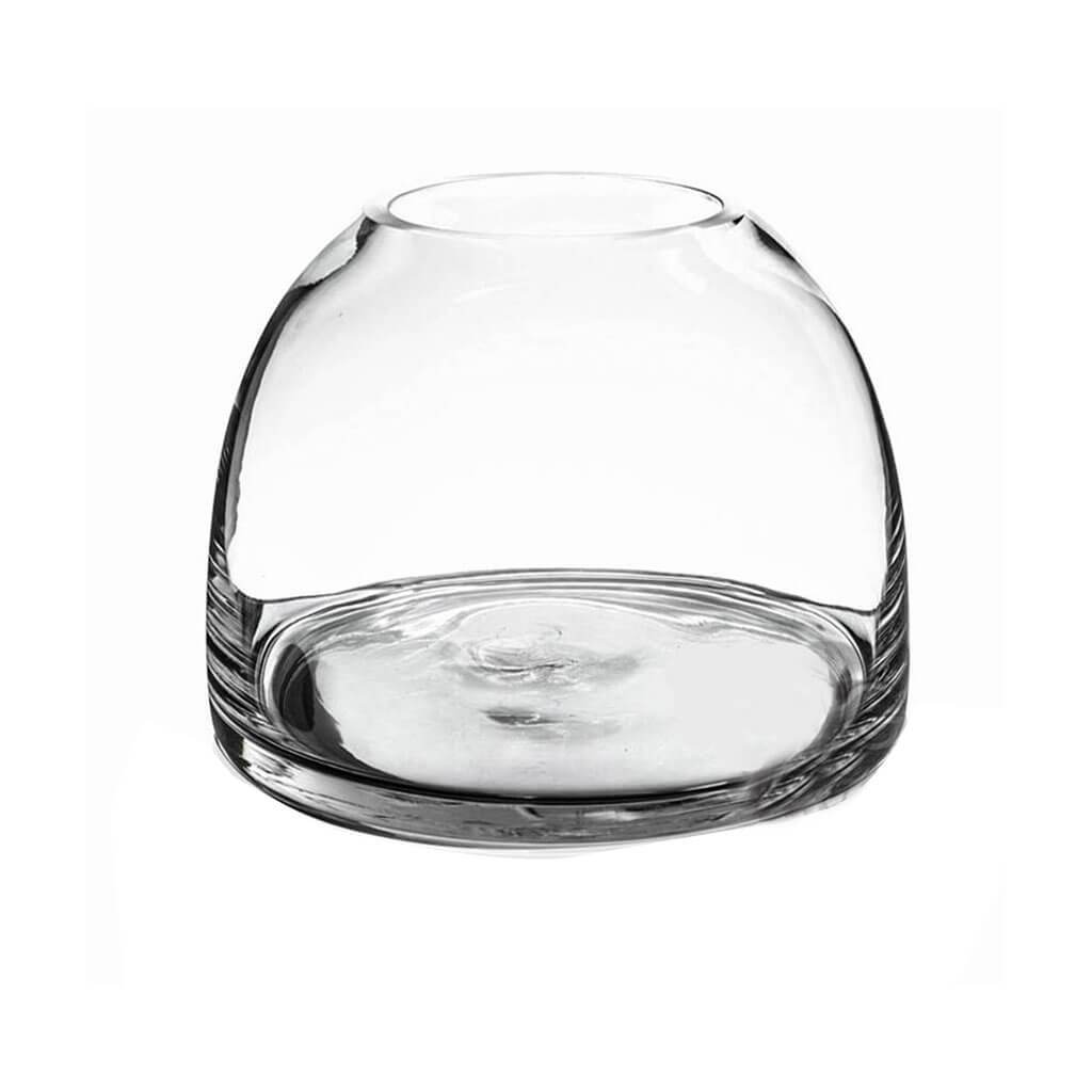 CLEAR DOME SHAPE TERRARIUM BOWL GLASS VASE 3.5X:5.7X:7.75 