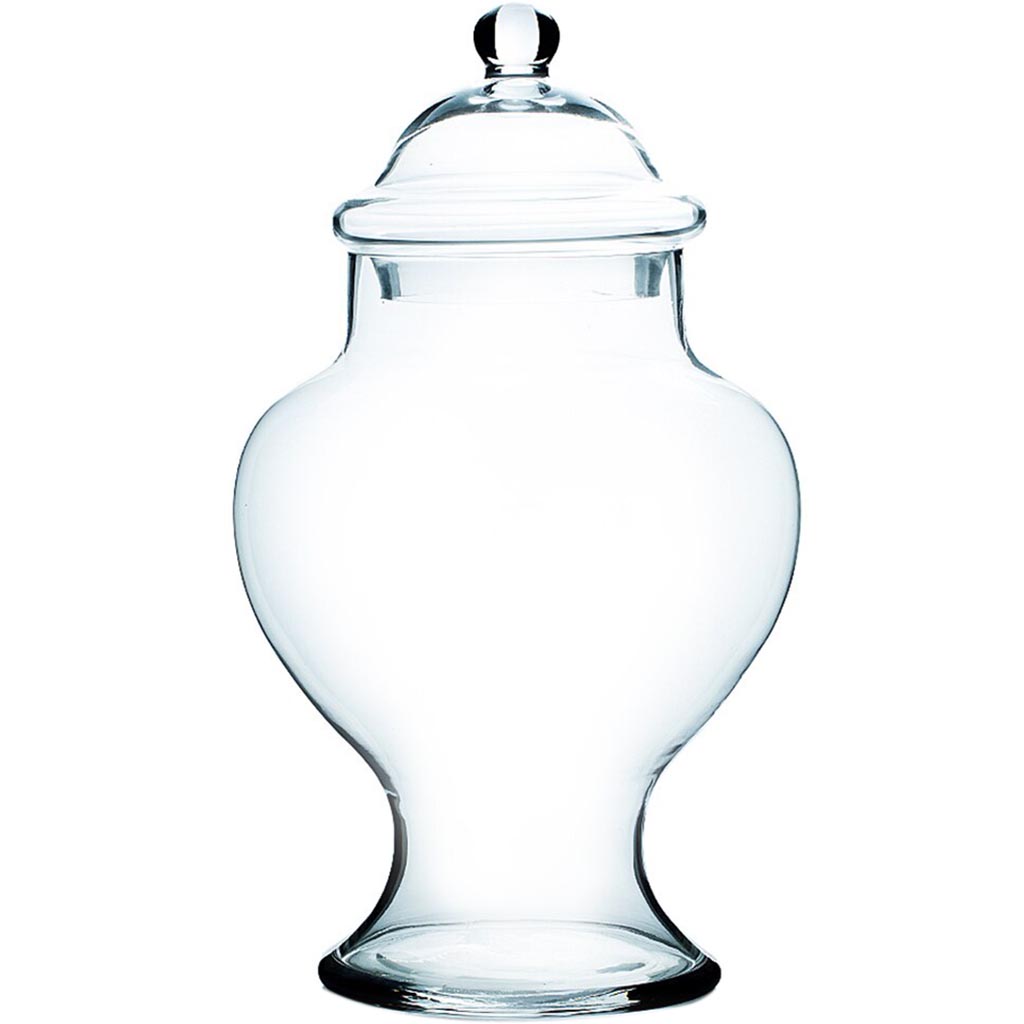 Apothecary Jar,  H16.5in X L9in X W9in