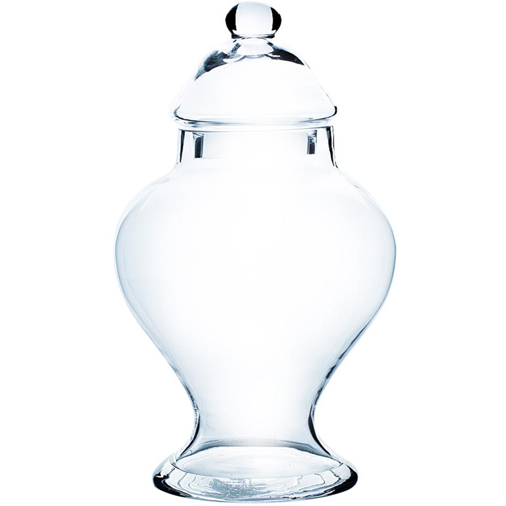 Apothecary Jar,  H12in X L7in X W7in