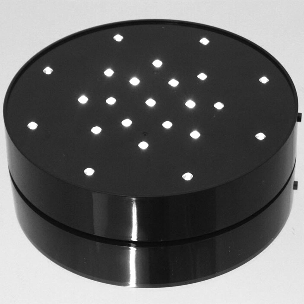 Black LED Light Base, 7in