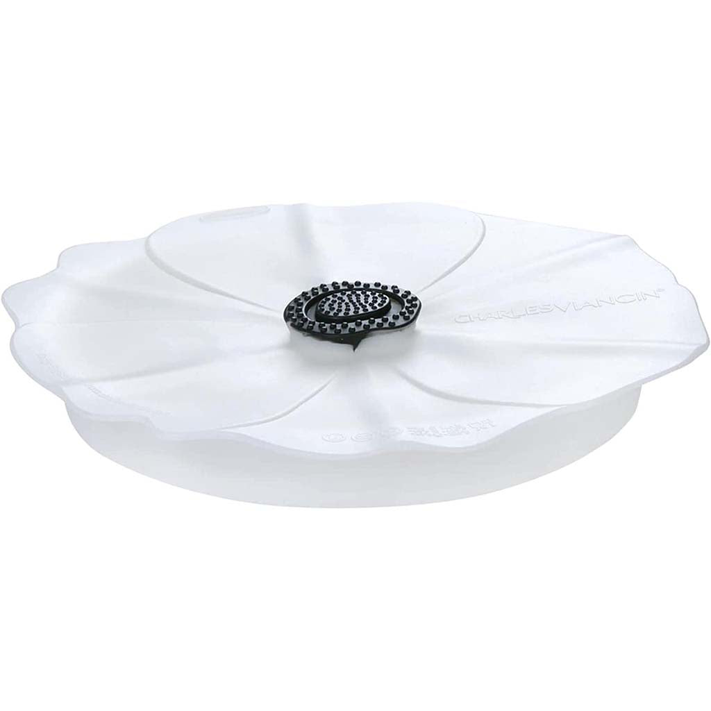 Poppy Pop Silicon Lid - White , 8in