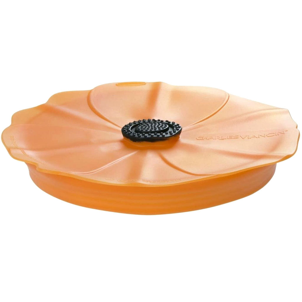 Poppy Pop Silicon Lid - Orange Tangerine, 8in