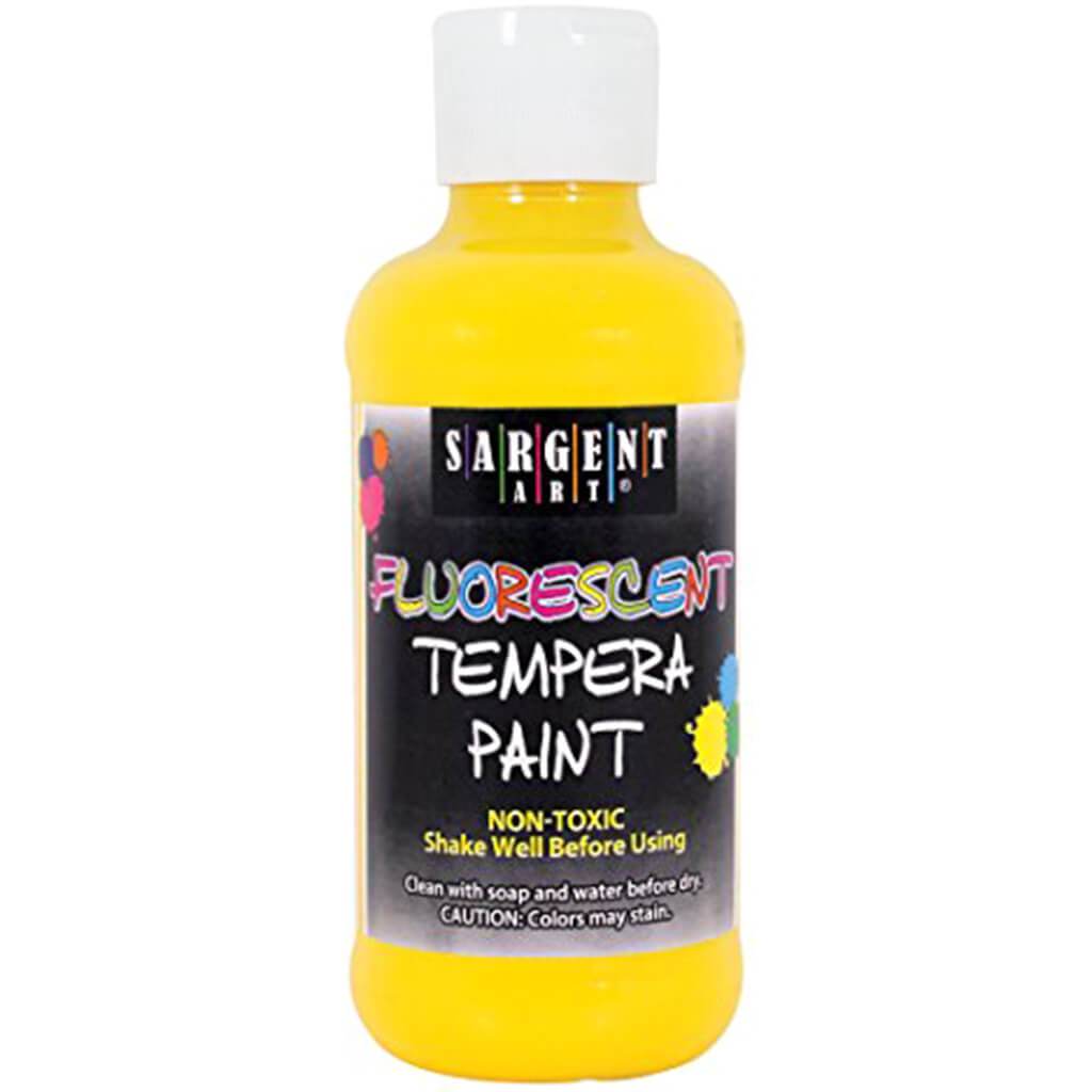 Fluorescent Tempera Paint 8oz