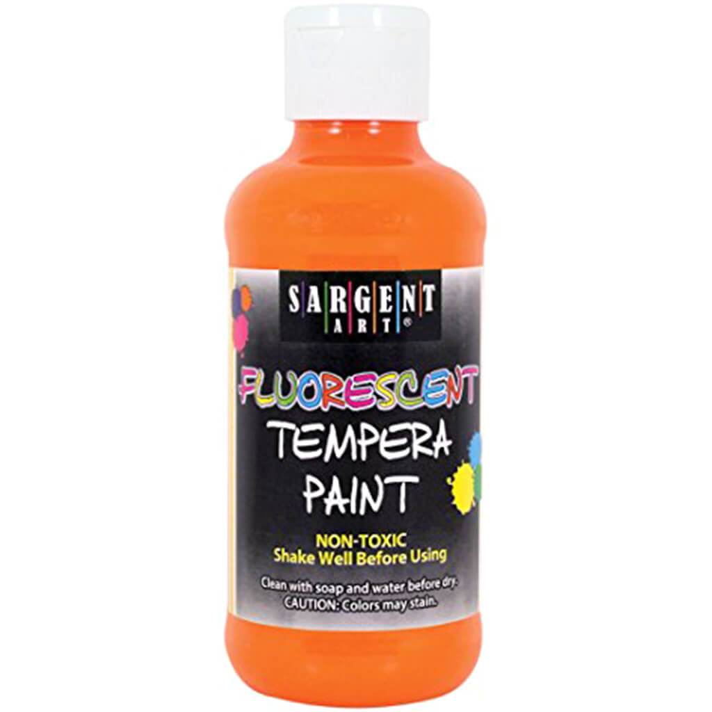 Fluorescent Tempera Paint 8oz