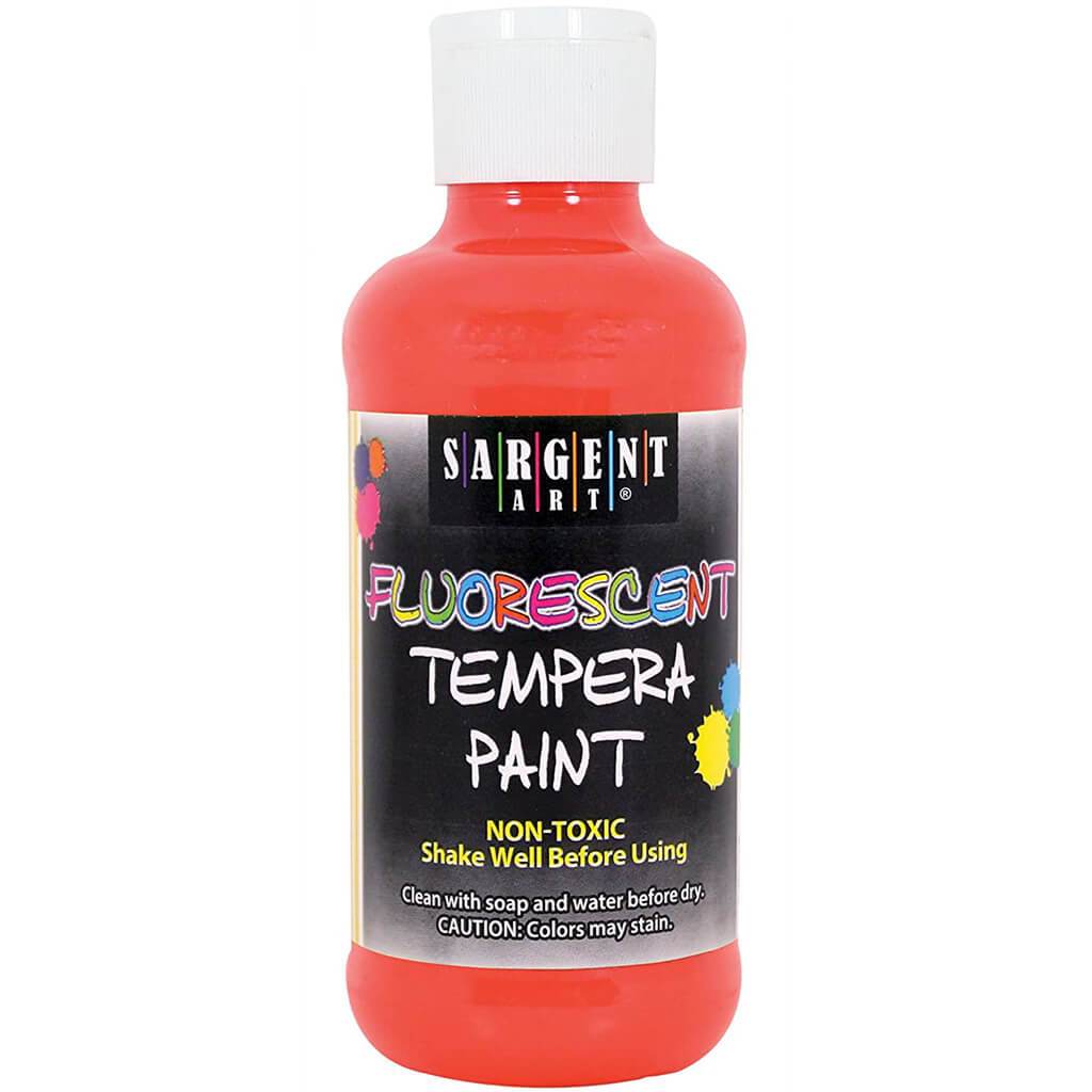 Fluorescent Tempera Paint 8oz