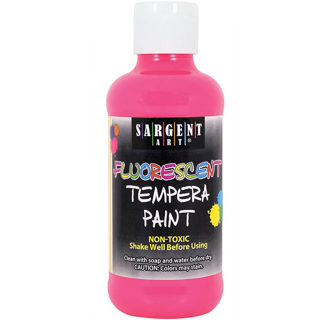 Fluorescent Tempera Paint 8oz