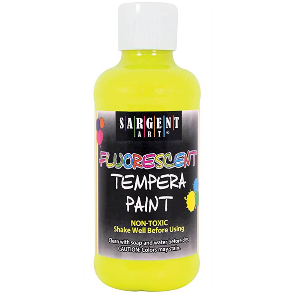 Fluorescent Tempera Paint 8oz