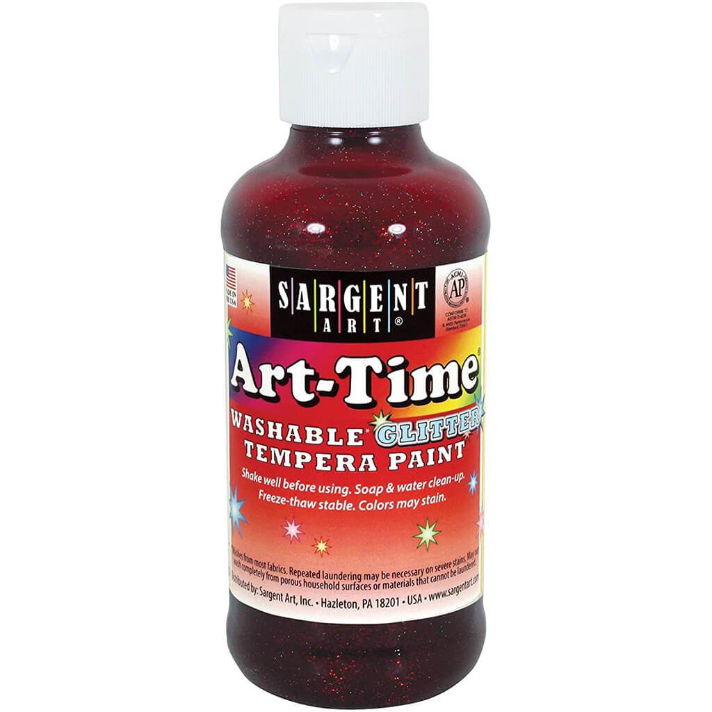 Art-Time Washable Glitter Tempera Paint