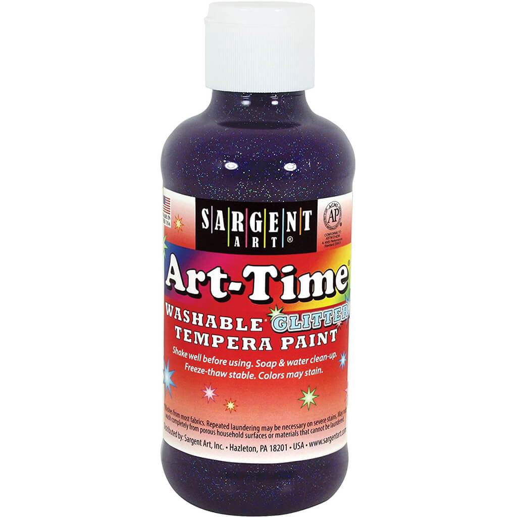 Art-Time Washable Glitter Tempera Paint