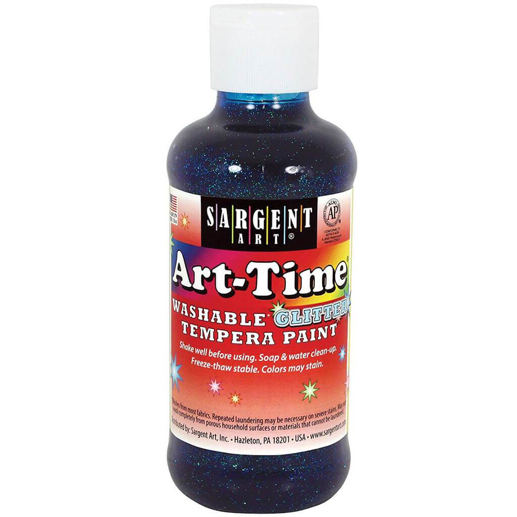 Art-Time Washable Glitter Tempera Paint