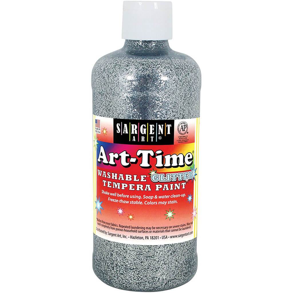 Art-Time Washable Glitter Tempera Paint