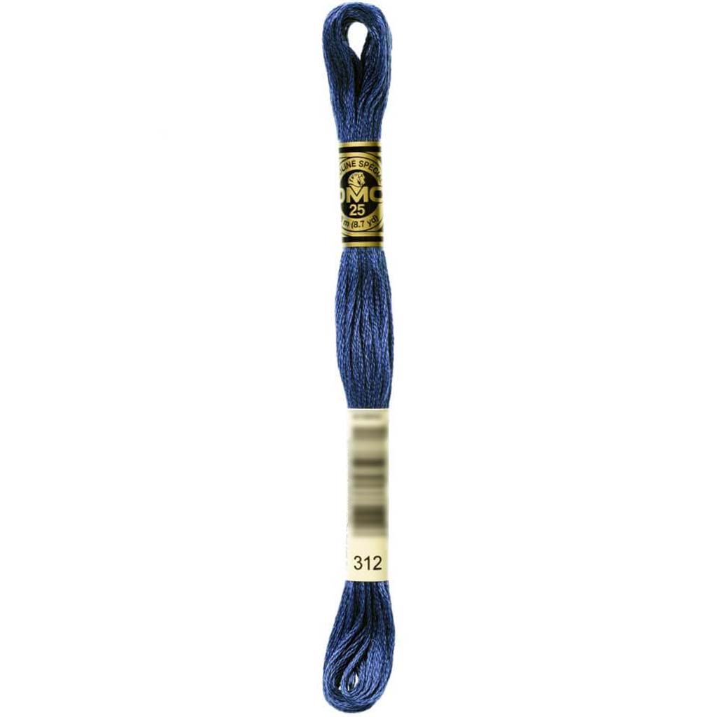 Dmc Floss Very Dark Baby Blue Blue 