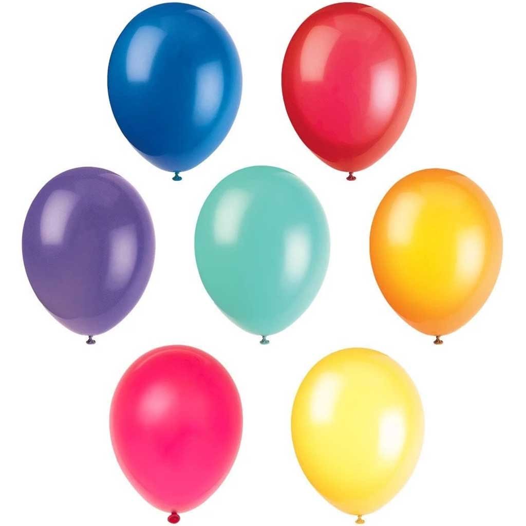 Latex Balloons 12in 10ct - Assorted 