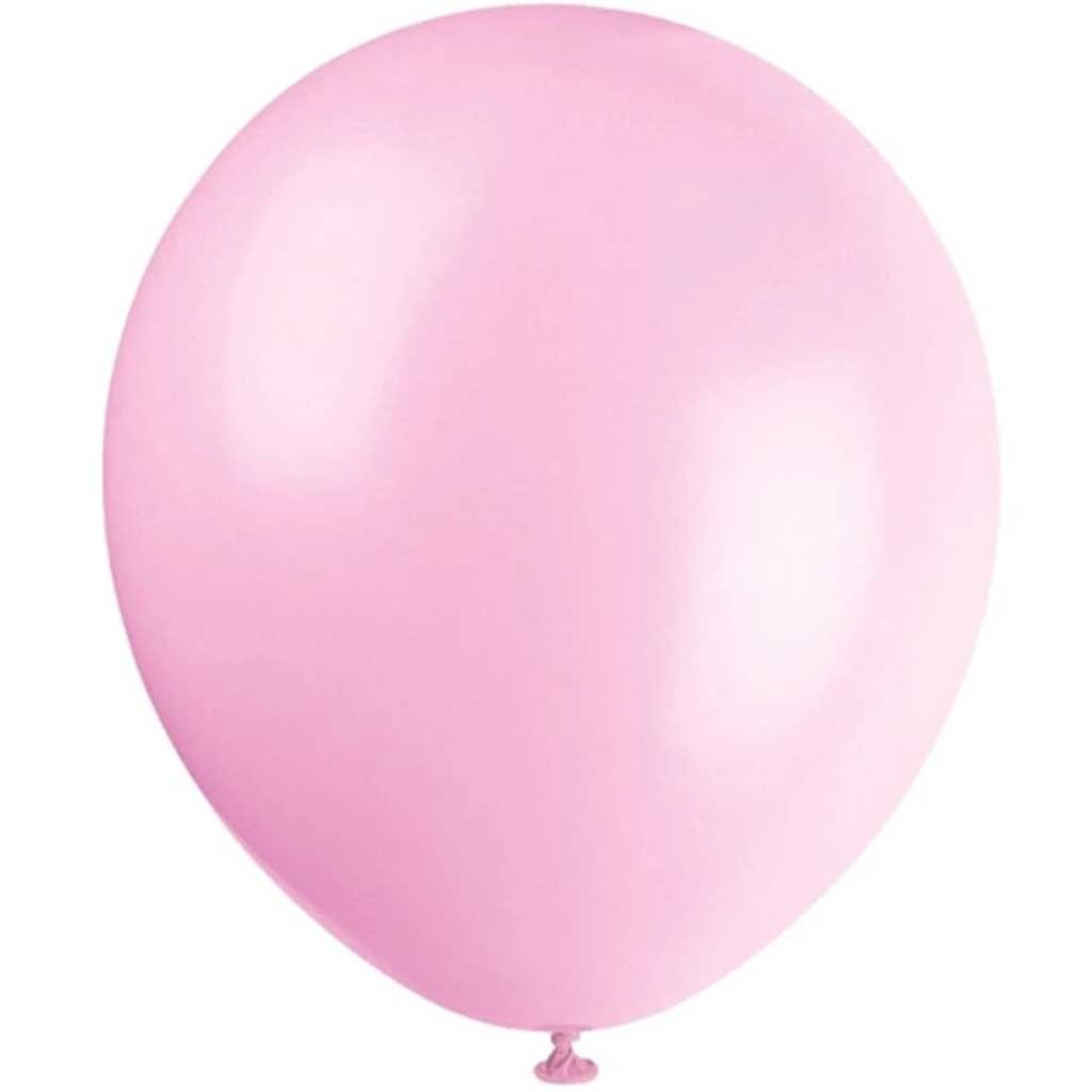 Latex Petal Pink Balloons 12in 10ct