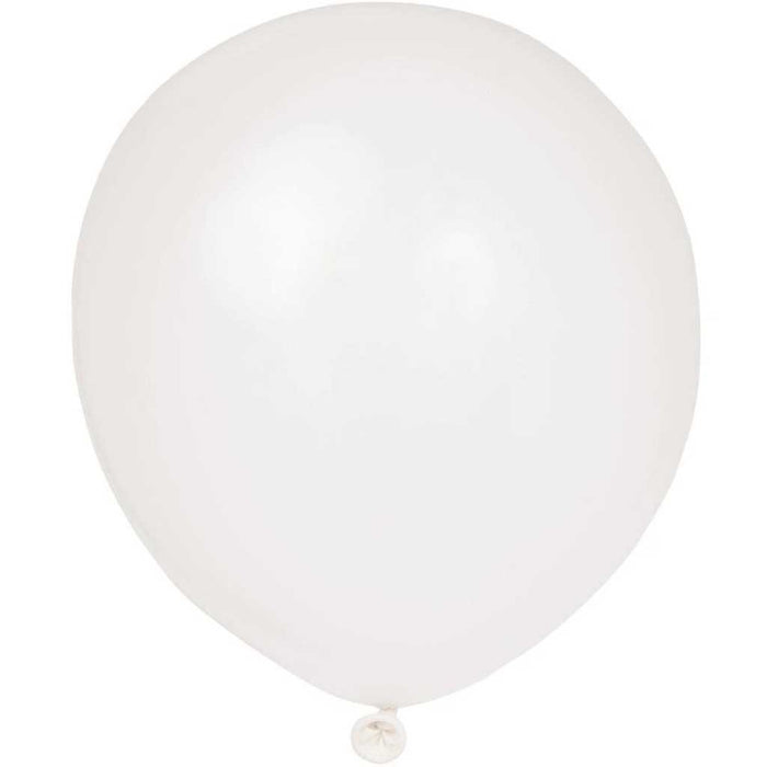 Latex Balloons 12in 10ct, White 