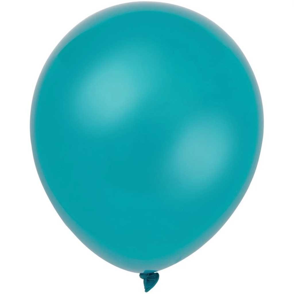 Latex Balloons 12in 10ct, Teal 