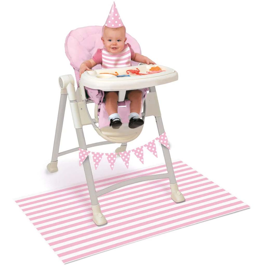 High Chair Decorating Kit Pink Birthday 