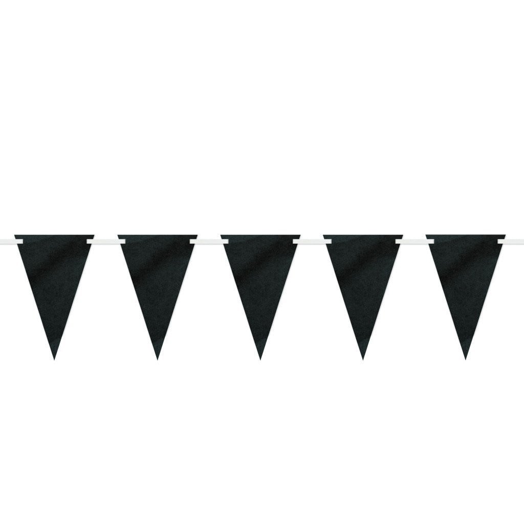 Chalk Paper Flag Banner &amp; 1 Piece Of Chalk, 9 Ft 