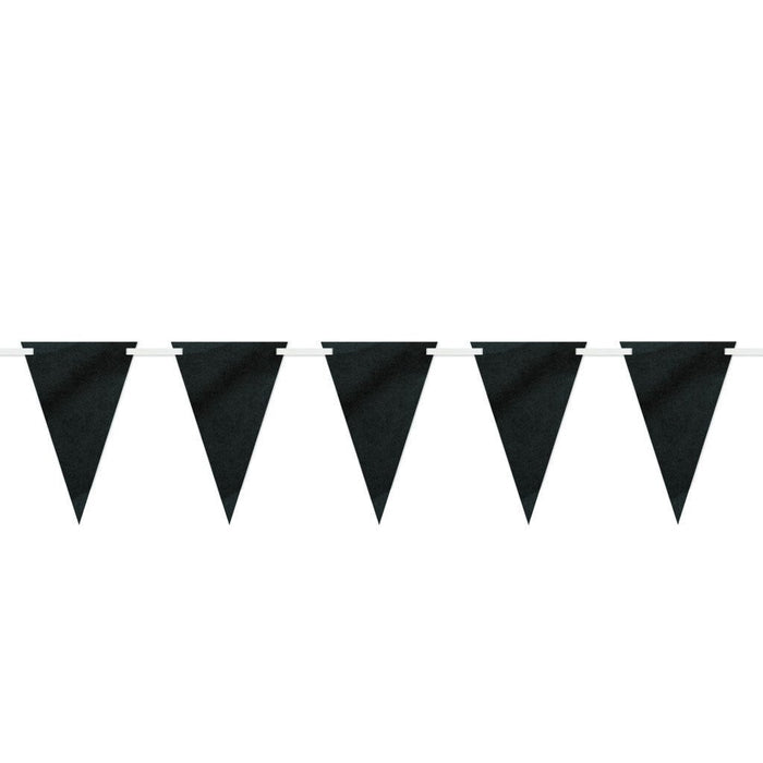 Chalk Paper Flag Banner & 1 Piece Of Chalk, 9 Ft 