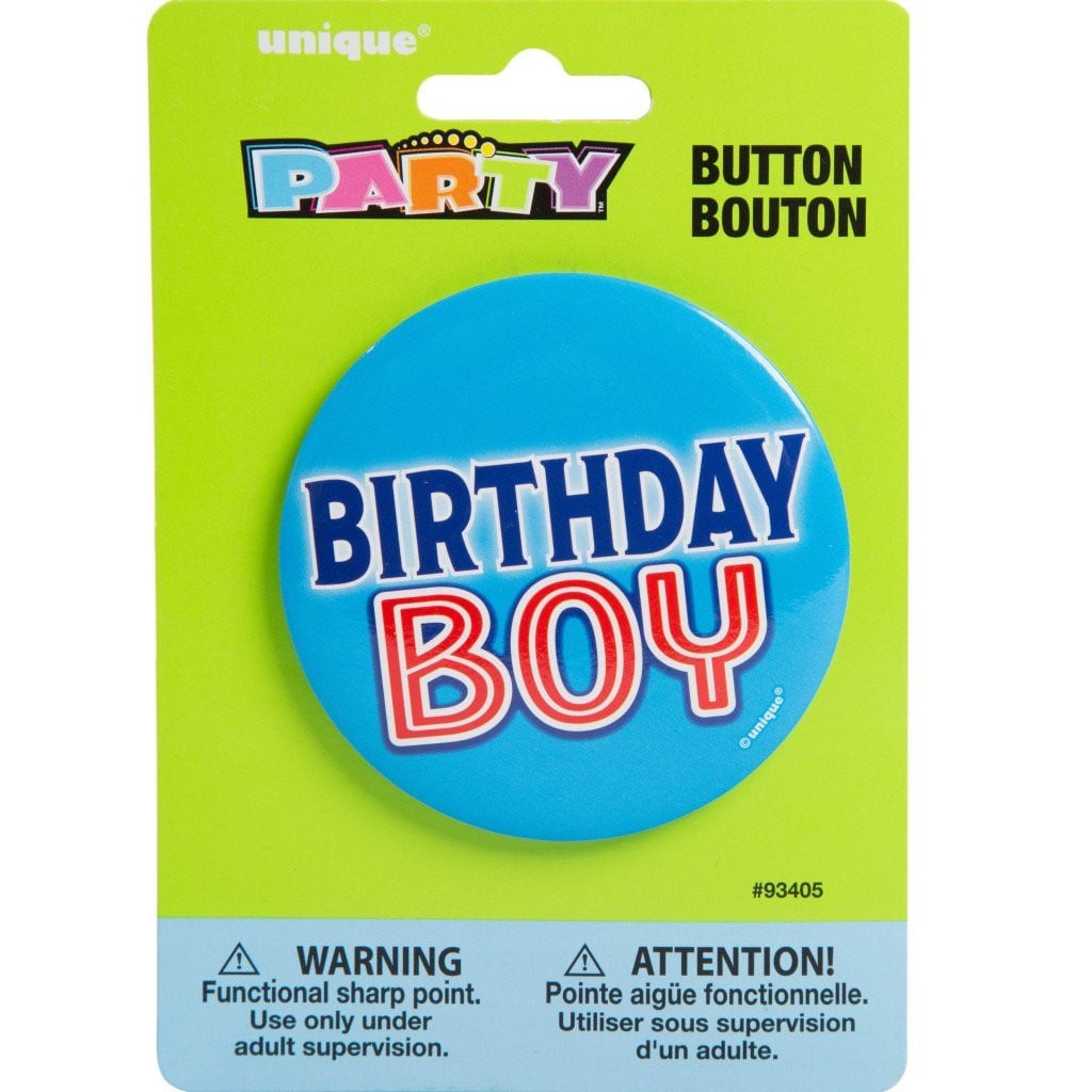 Button 3in Birthday Boy 