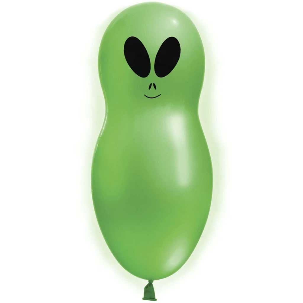 Light Up Balloons 24in 5ct, Giant Alien 