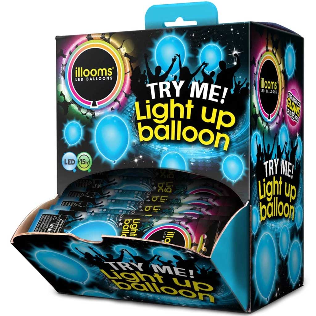 Light-Up Balloon 1ct, Blue 