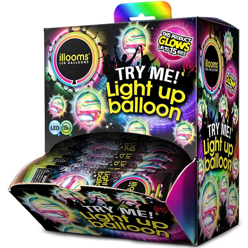 Marble Light Up Balloon, 1ct 