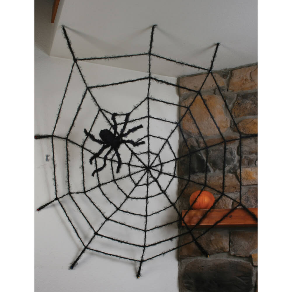 Elastic Tinsel Spiderweb 5ft 