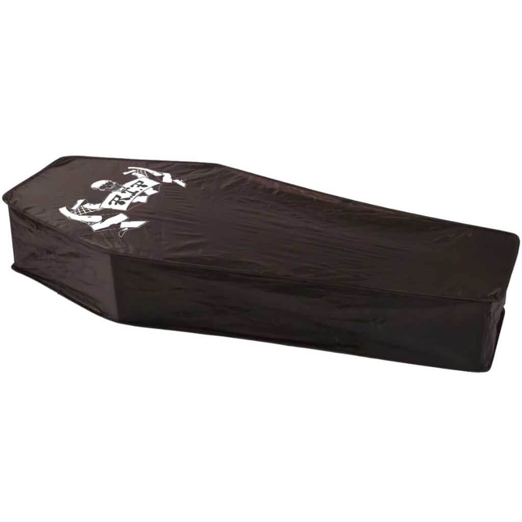 5 Collapsible Rip Coffin Wood Grain Black Decoration 