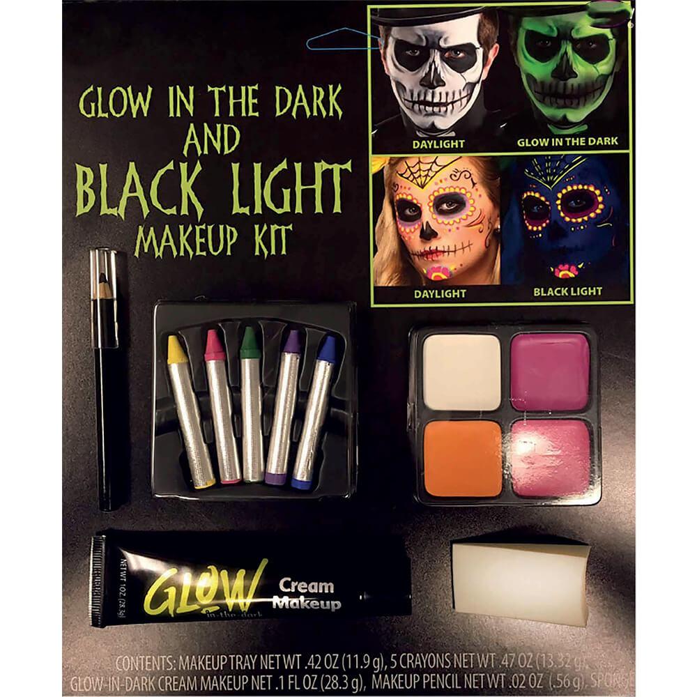 Glow in the Dark Black Light Makeup Kit 