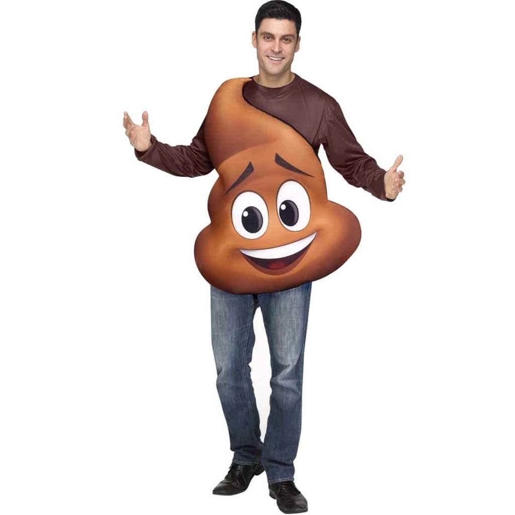 Emoji Adult Poop Jr. Tunic Costume 