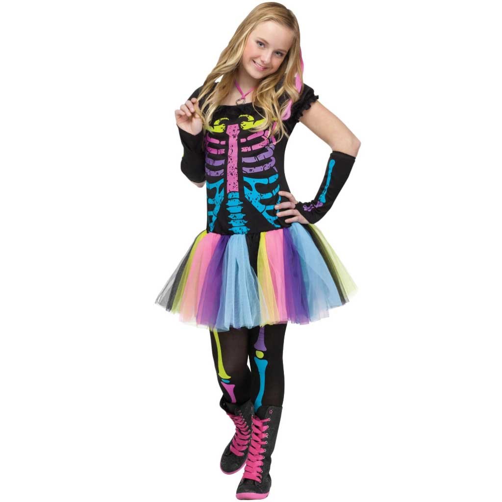 Funky Punk Skeleton Costume 