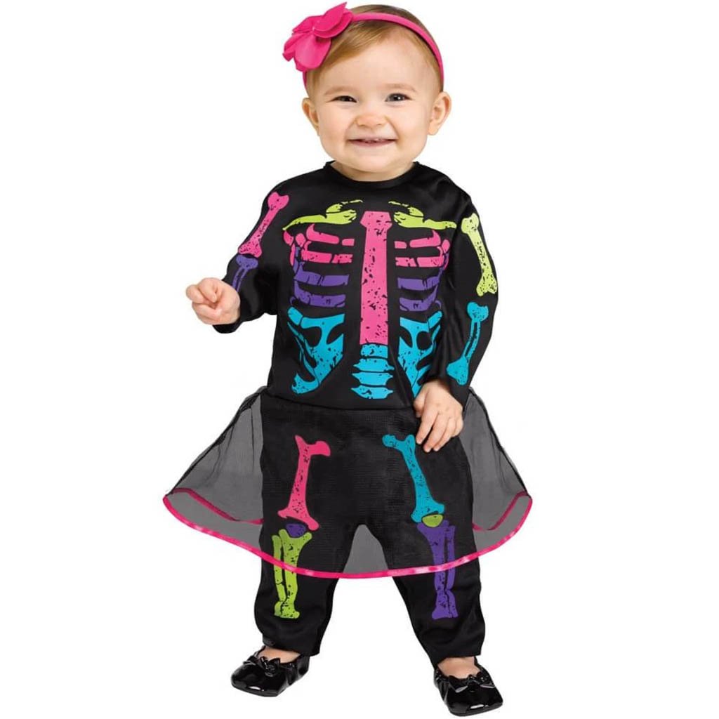 Rainbow Bones Skeleton Costume 