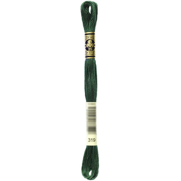 Dmc Floss Very Dark Pistachio Green Green 