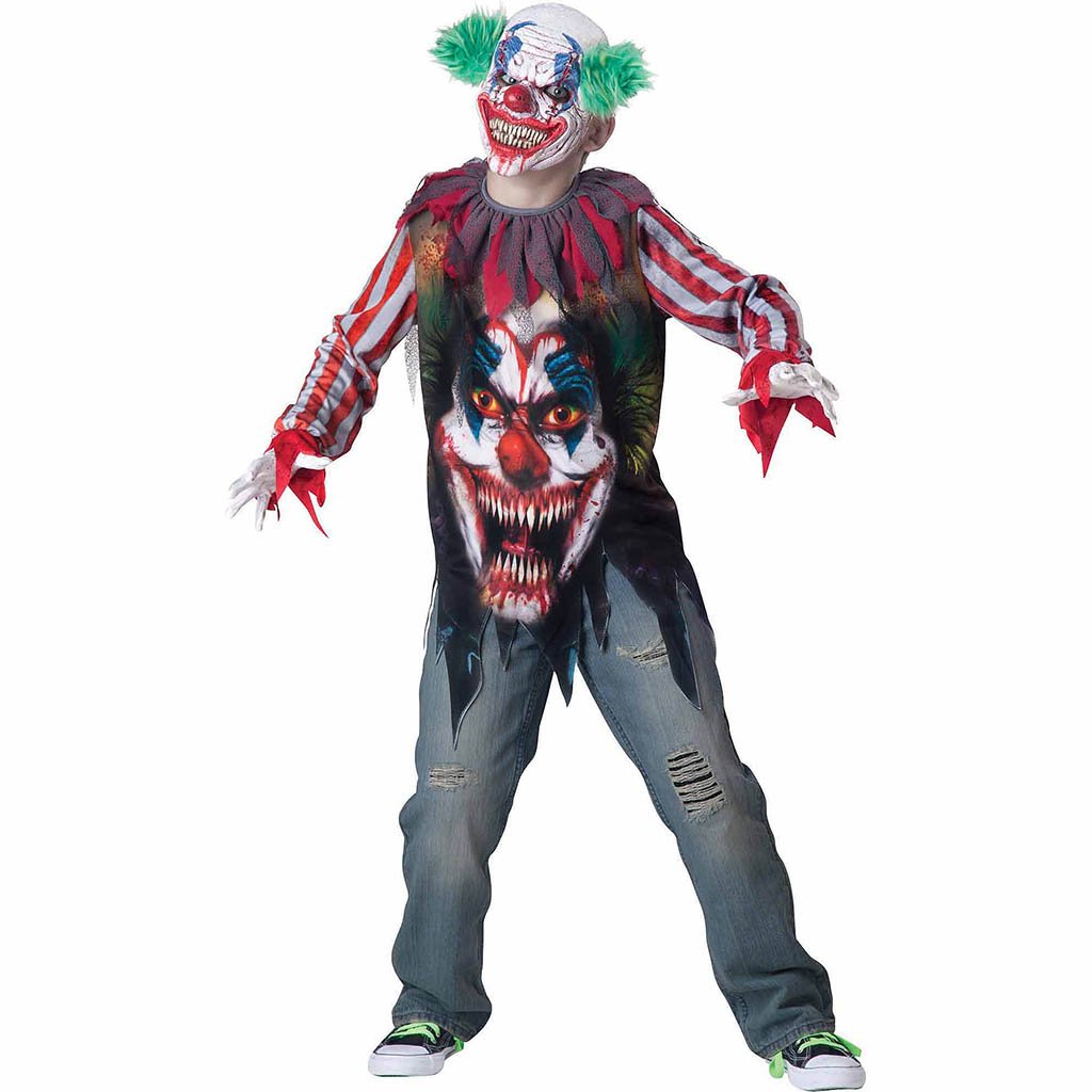 Terror Clown Evil Costume 