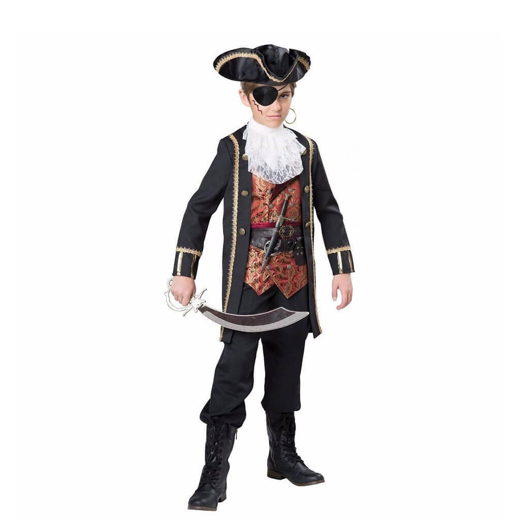 Ahoy Matey Pirate Captain Hook Caribbean Toddler Book Week Boys Costume