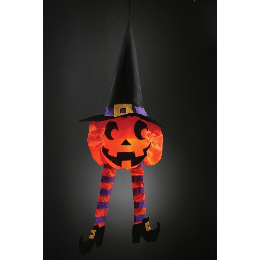 Float &amp; Glow Pumpkin Hanging Decoration 24in 