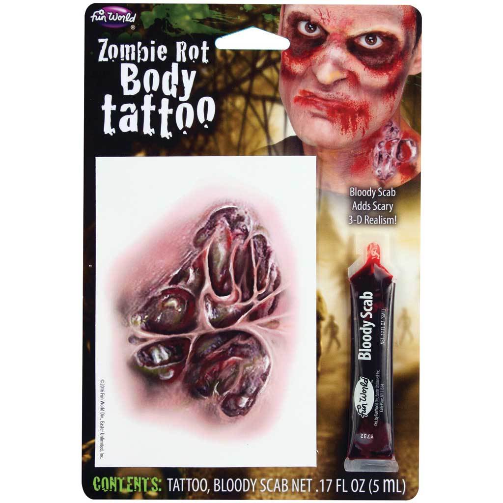 Realistic Scary Tattoos Zombie Rot